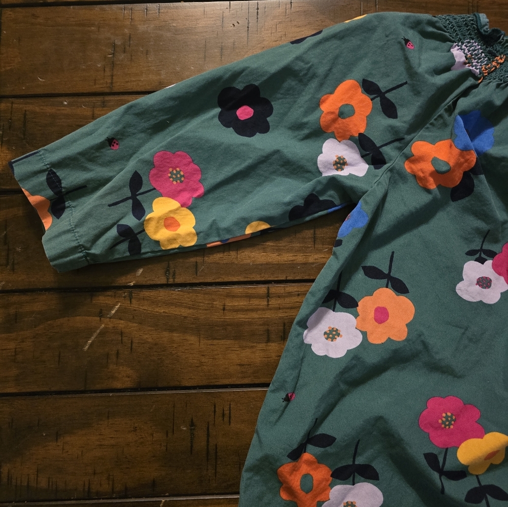 Hannah Andersson Girls Floral Dress (see size chart) US 8 - Picture 4 of 7